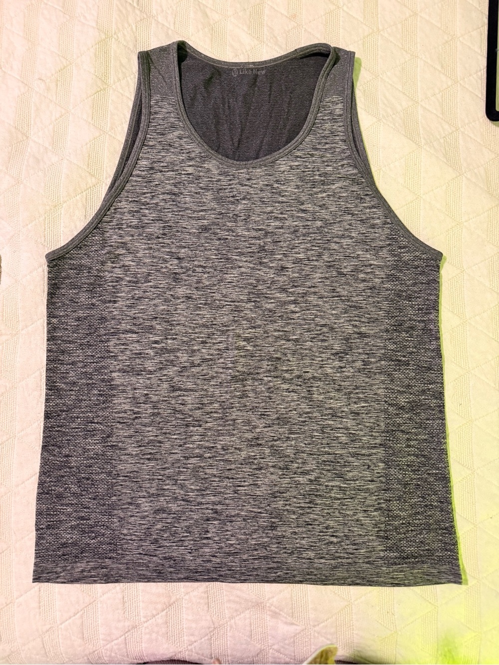 lululemon athletica Heathered Gray Men's Tank Top Size M
